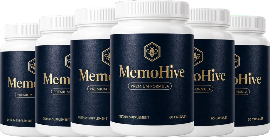 MemoHive six bottle package — 180-day supply with the largest MemoHive discount